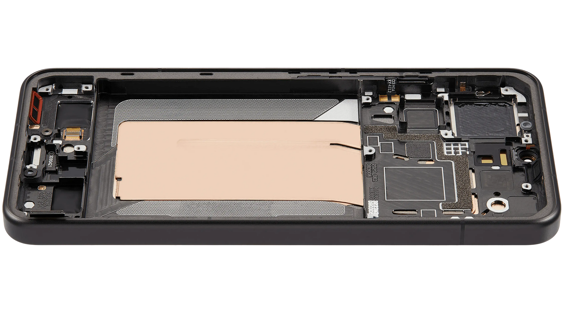 OLED Assembly With Frame For Xiaomi 15 (Refurbished) (Black) – phone repair part product angle – OLED Display Replacement for phone repair