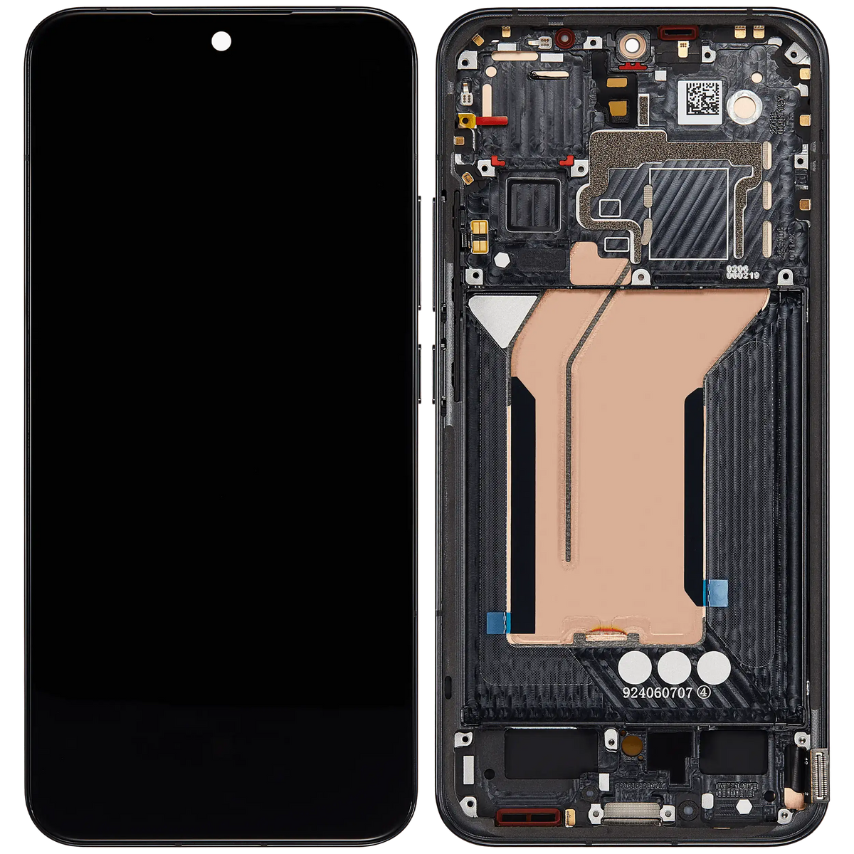OLED Assembly With Frame For Xiaomi 14 (Refurbished) (Black) – repair part compatibility view – OLED Display Replacement for phone repair