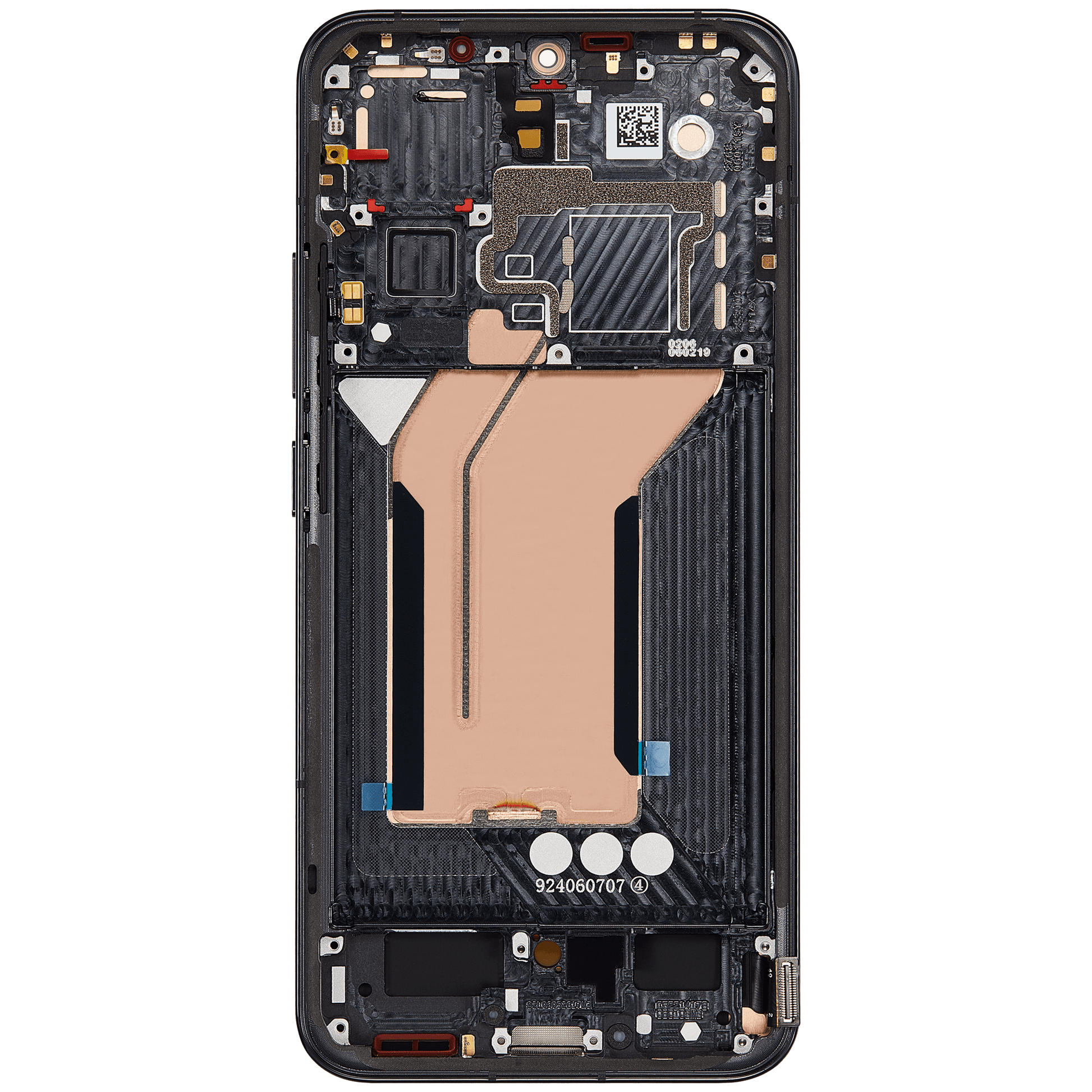 OLED Assembly With Frame For Xiaomi 14 (Refurbished) (Black) – technician repair part view – OLED Display Replacement for phone repair