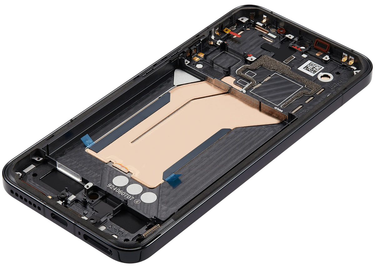 OLED Assembly With Frame For Xiaomi 14 (Refurbished) (Black) – repair component detail view – OLED Display Replacement for phone repair
