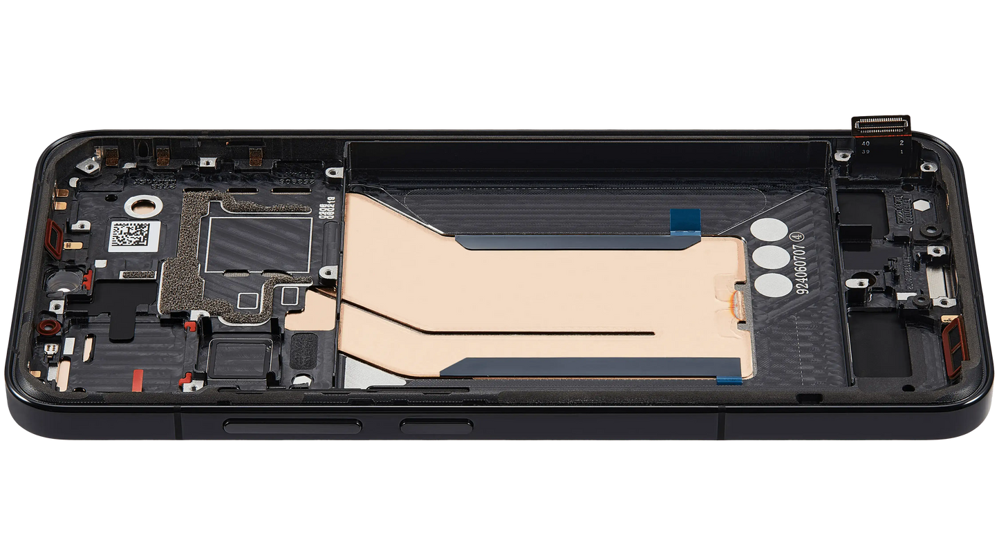 OLED Assembly With Frame For Xiaomi 14 (Refurbished) (Black) – replacement component detailed view – OLED Display Replacement for phone repair