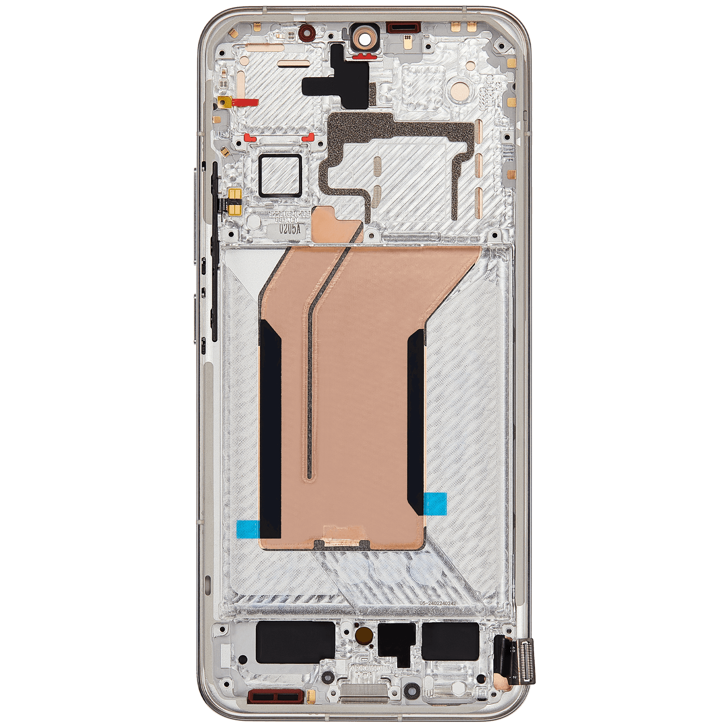 OLED Assembly With Frame For Xiaomi 14 (Refurbished) (White) – technician repair part view – OLED Display Replacement for phone repair