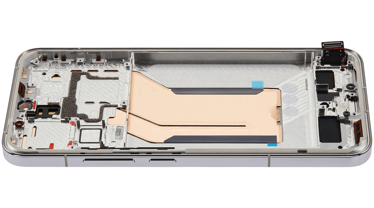 OLED Assembly With Frame For Xiaomi 14 (Refurbished) (White) – replacement component detailed view – OLED Display Replacement for phone repair