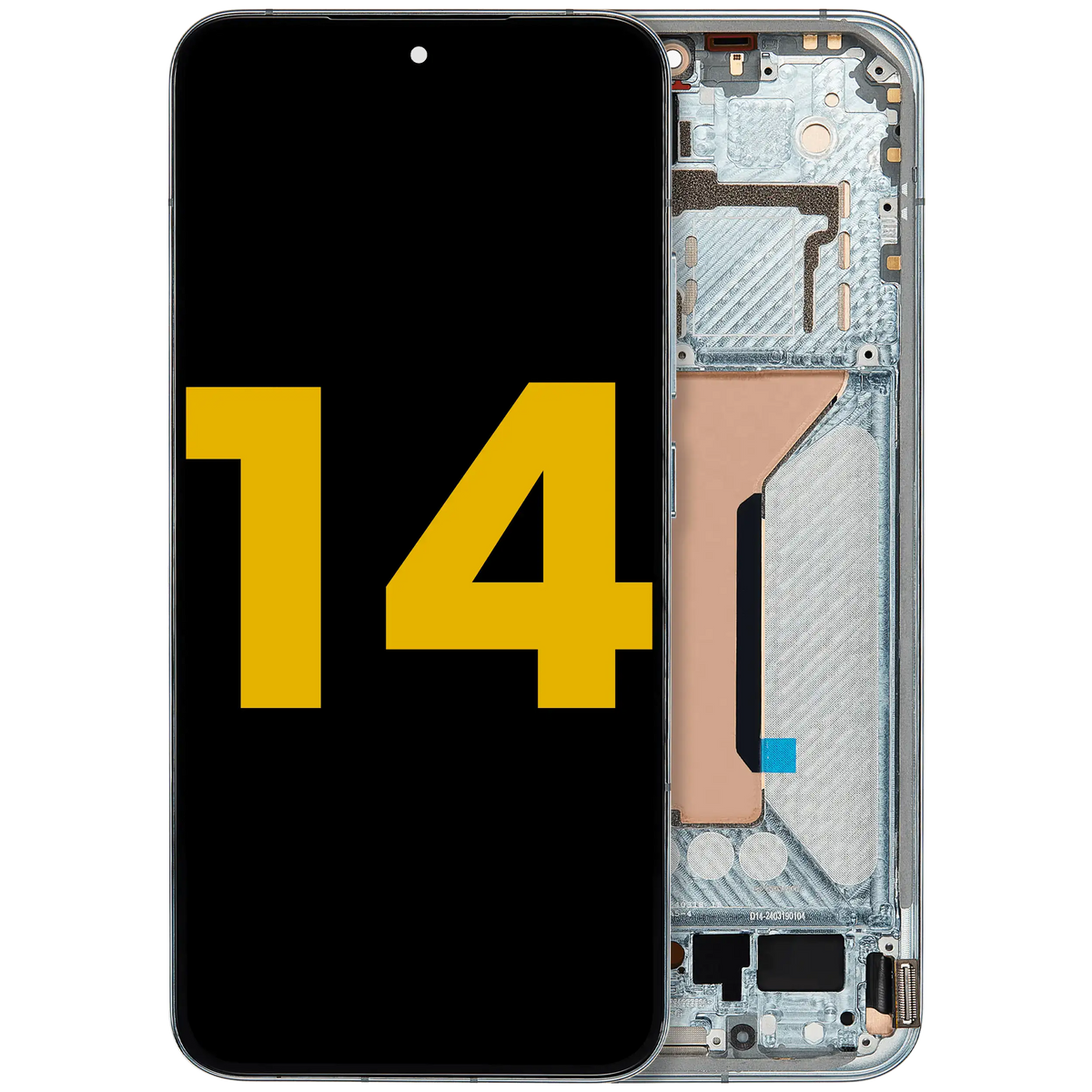 OLED Assembly With Frame For Xiaomi 14 (Refurbished) (Jade Green) – replacement part product view – OLED Display Replacement for phone repair
