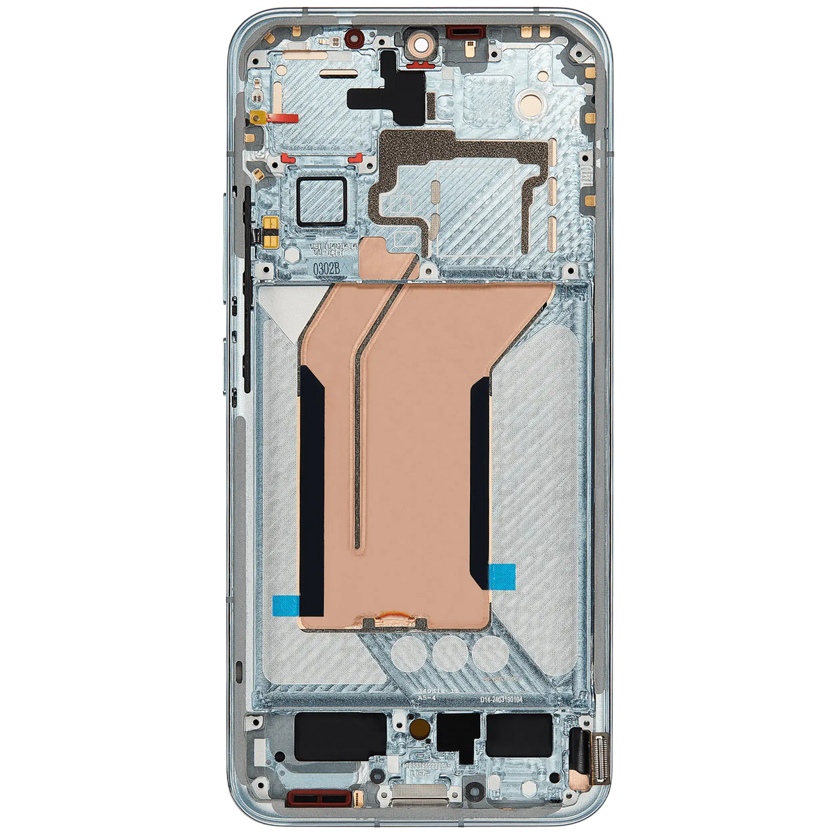 OLED Assembly With Frame For Xiaomi 14 (Refurbished) (Jade Green) – technician repair part view – OLED Display Replacement for phone repair