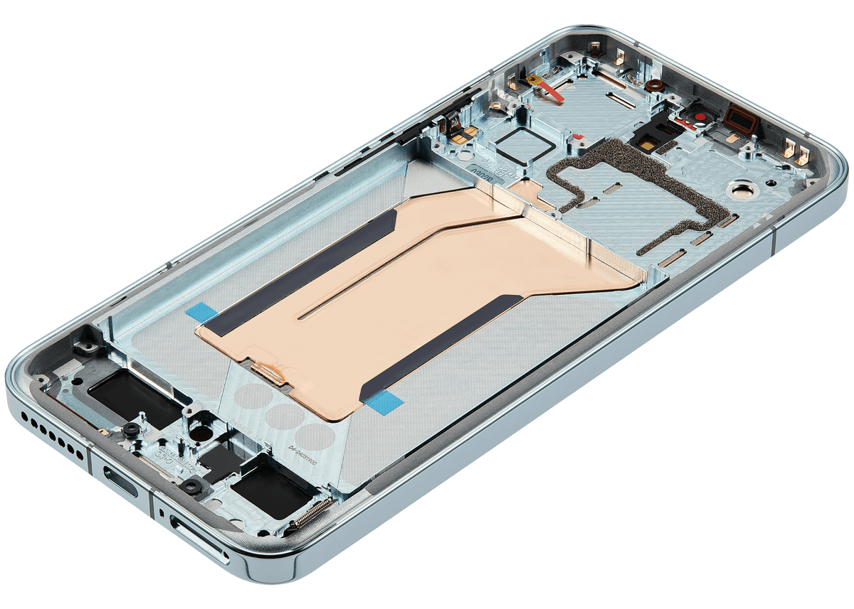 OLED Assembly With Frame For Xiaomi 14 (Refurbished) (Jade Green) – repair component detail view – OLED Display Replacement for phone repair