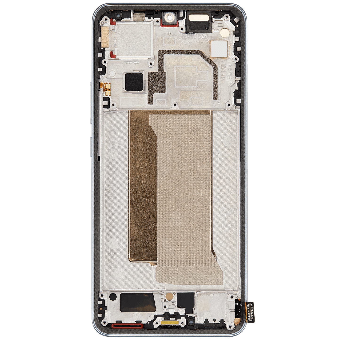OLED Assembly With Frame For Xiaomi 13T / 13T Pro / Redmi K60 Ultra (Refurbished) (Meadow Green) – technician repair part view – OLED Display Replacement for phone repair