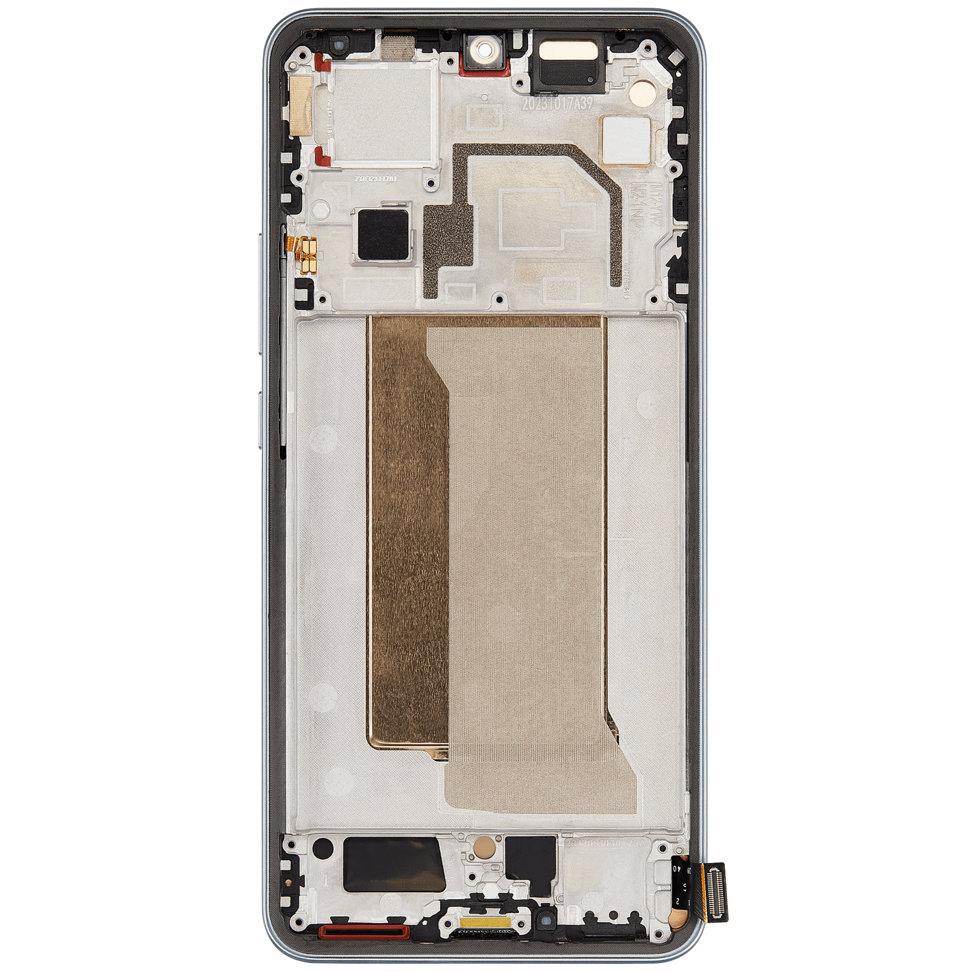 OLED Assembly With Frame For Xiaomi 13T / 13T Pro / Redmi K60 Ultra (Refurbished) (Meadow Green) – technician repair part view – OLED Display Replacement for phone repair