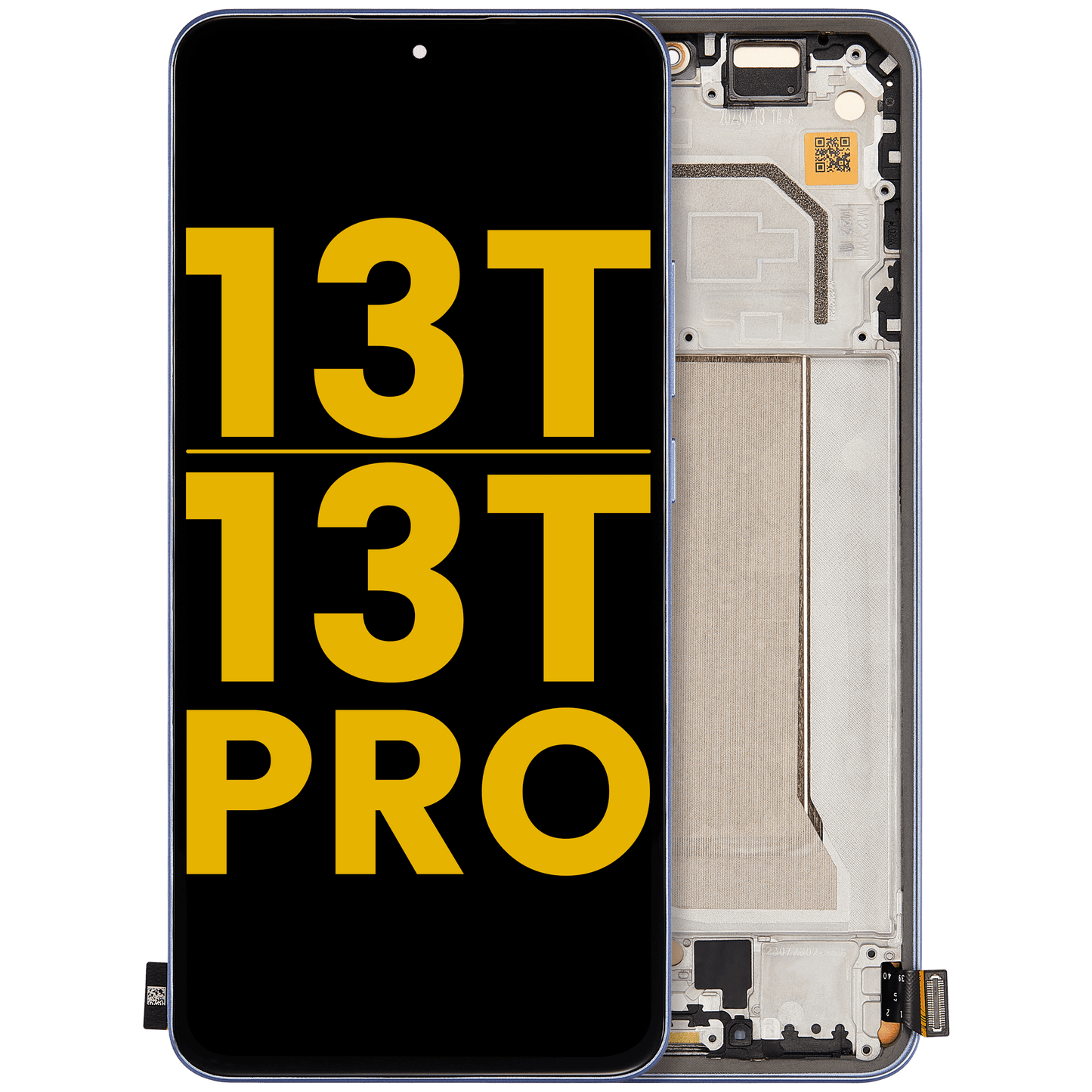 OLED Assembly With Frame For Xiaomi 13T / 13T Pro (Refurbished) (Alpine Blue) – replacement part product view – OLED Display Replacement for phone repair