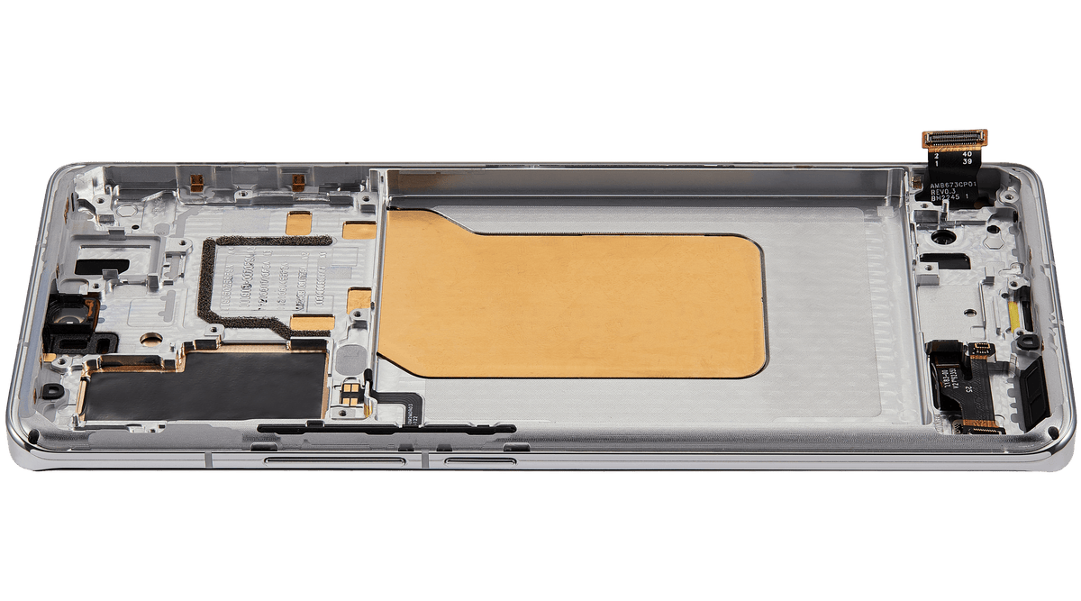 OLED Assembly With Frame For Xiaomi 13 Pro (Refurbished) (White) – replacement component detailed view – OLED Display Replacement for phone repair