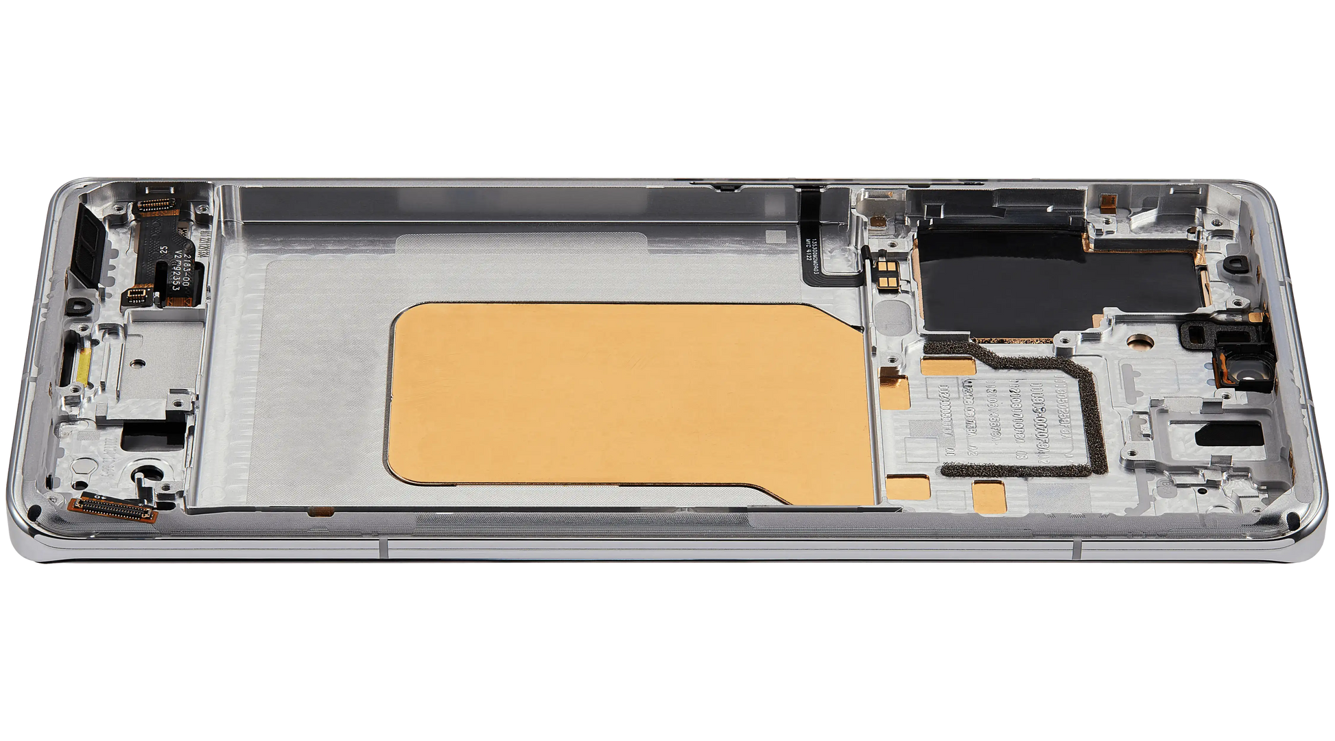 OLED Assembly With Frame For Xiaomi 13 Pro (Refurbished) (White) – phone repair part product angle – OLED Display Replacement for phone repair