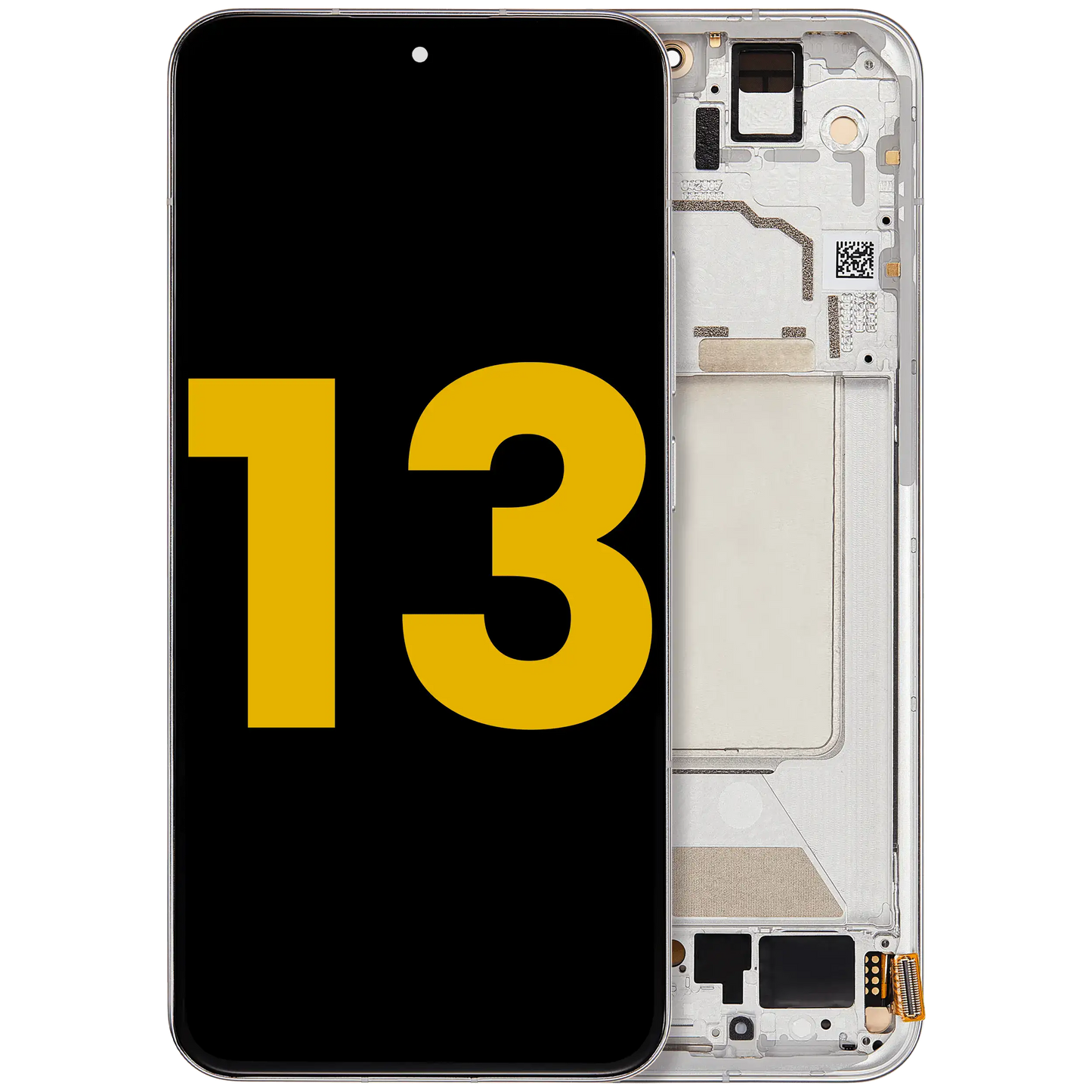 OLED Assembly With Frame For Xiaomi 13 (Refurbished) (White) – replacement part product view – OLED Display Replacement for phone repair