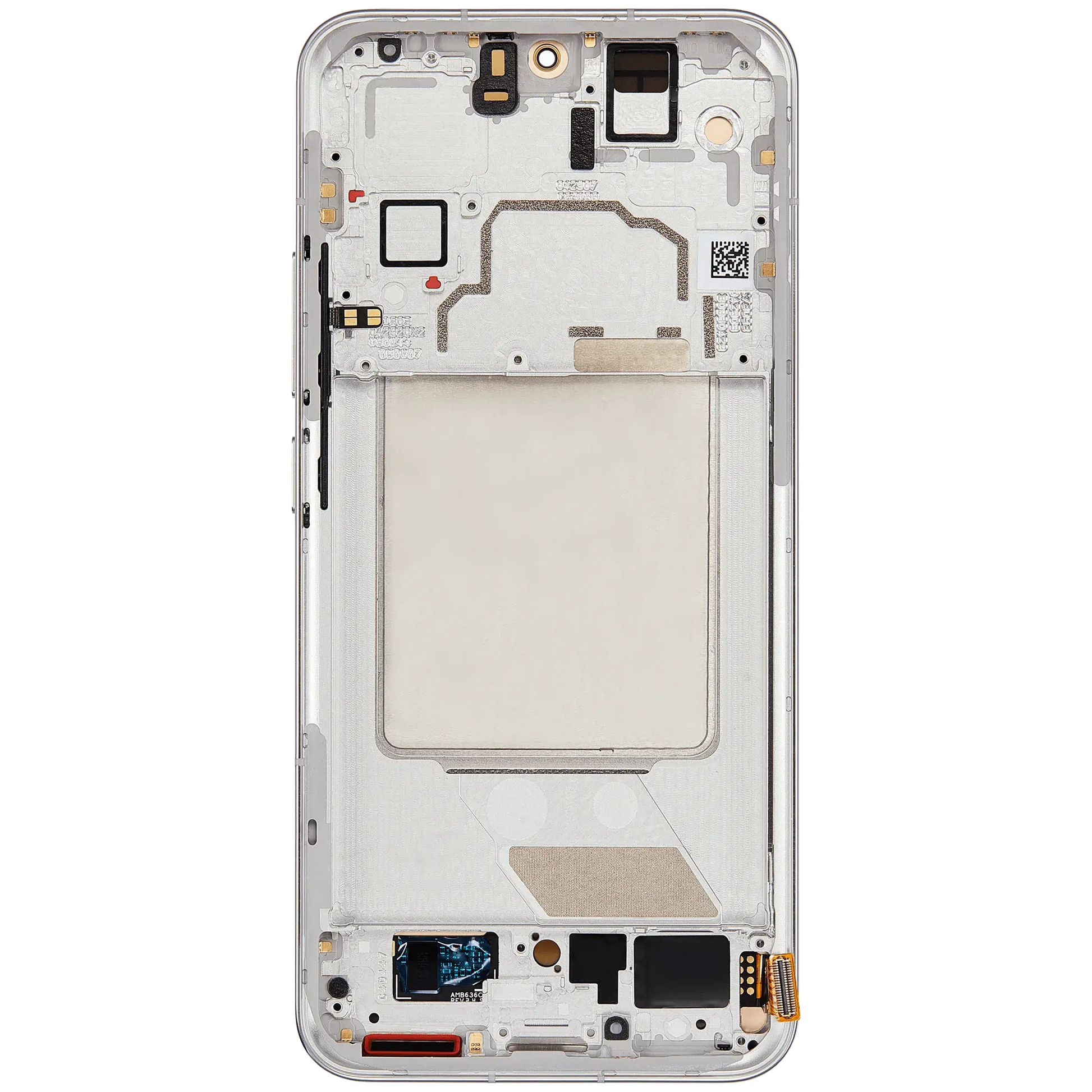 OLED Assembly With Frame For Xiaomi 13 (Refurbished) (White) – technician repair part view – OLED Display Replacement for phone repair