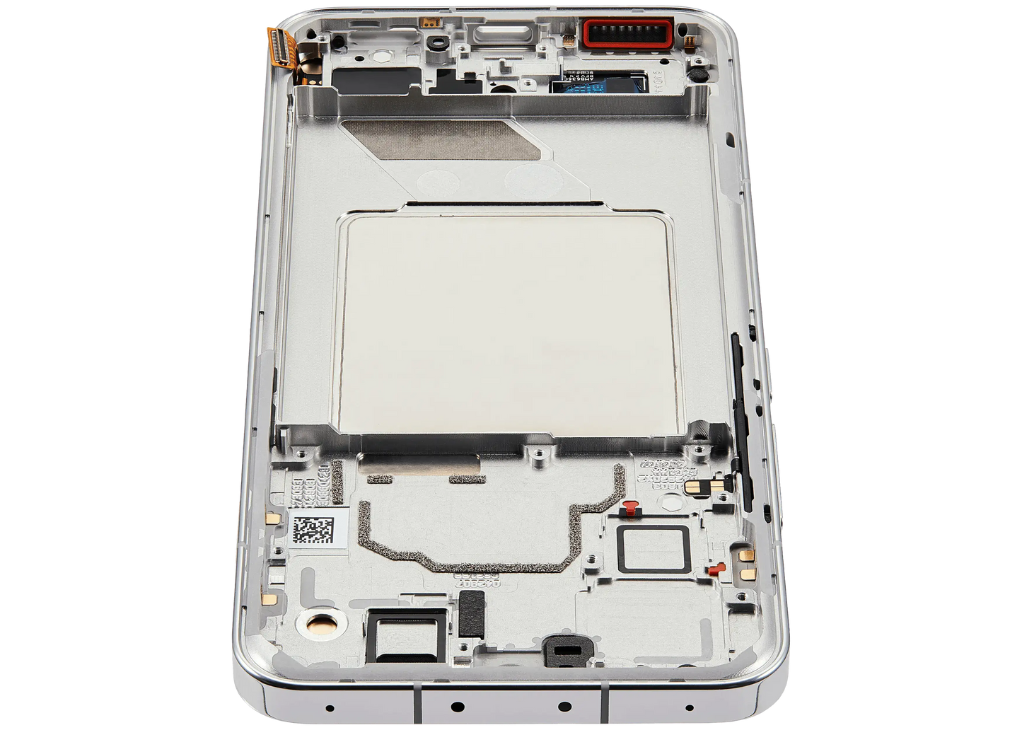 OLED Assembly With Frame For Xiaomi 13 (Refurbished) (White) – device repair component close-up – OLED Display Replacement for phone repair