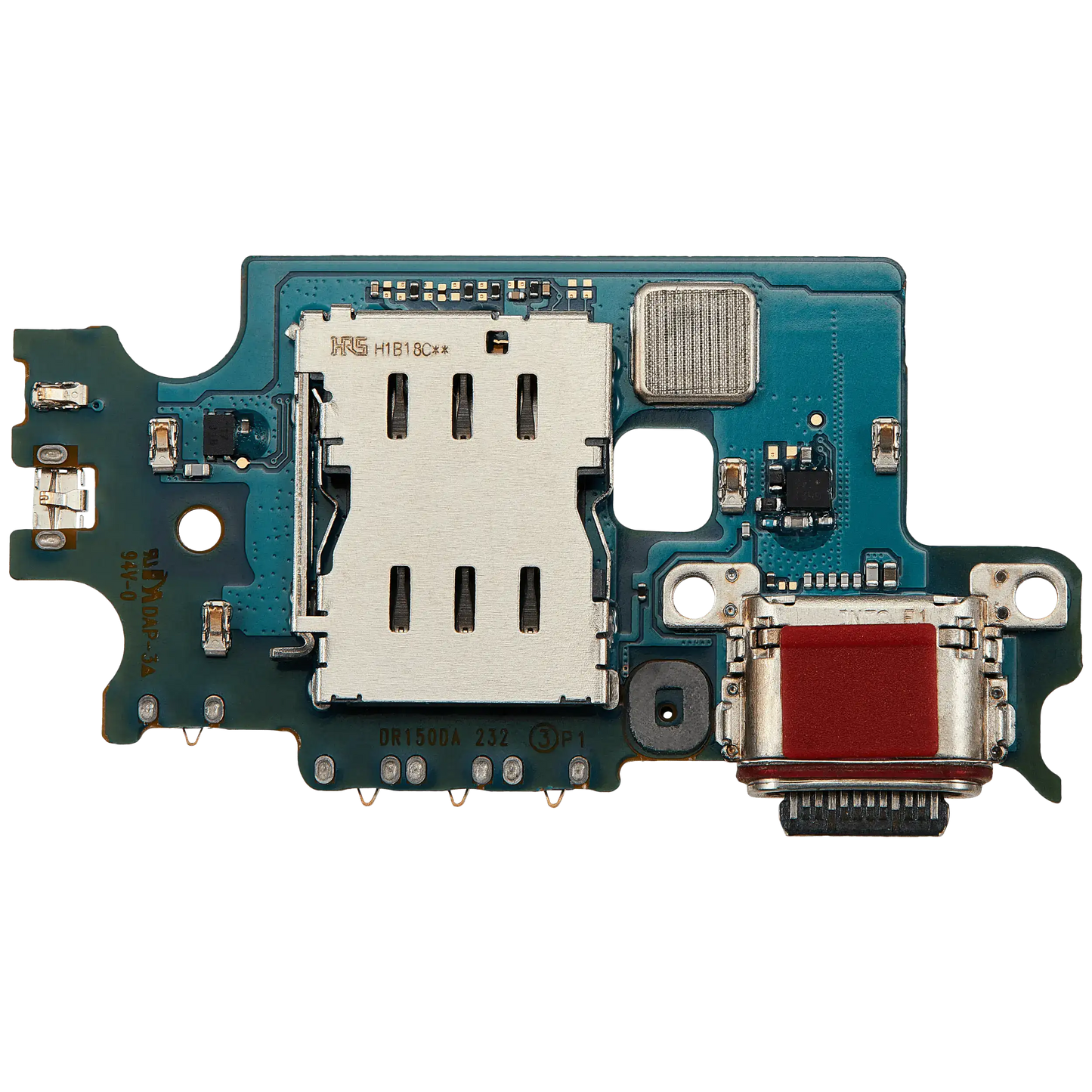 Charging Port Board With Sim Card Reader For Samsung Galaxy S22 Plus 5G (S9060) (Dual Sim Version) (Premium)