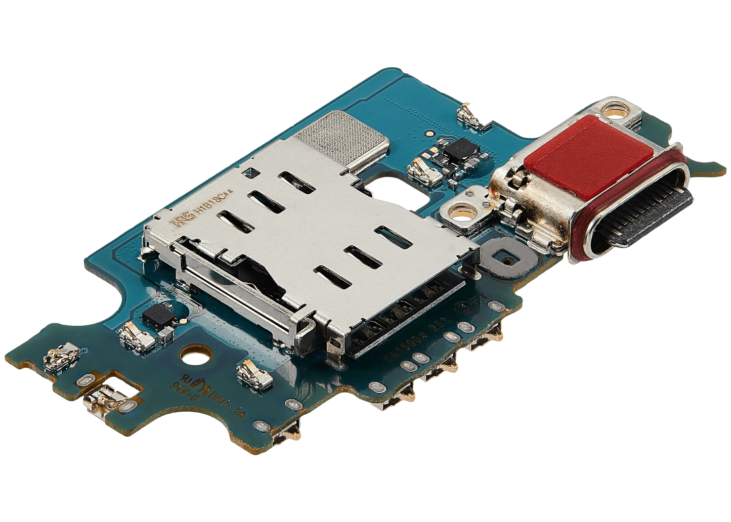 Charging Port Board With Sim Card Reader For Samsung Galaxy S22 Plus 5G (S9060) (Dual Sim Version) (Premium)