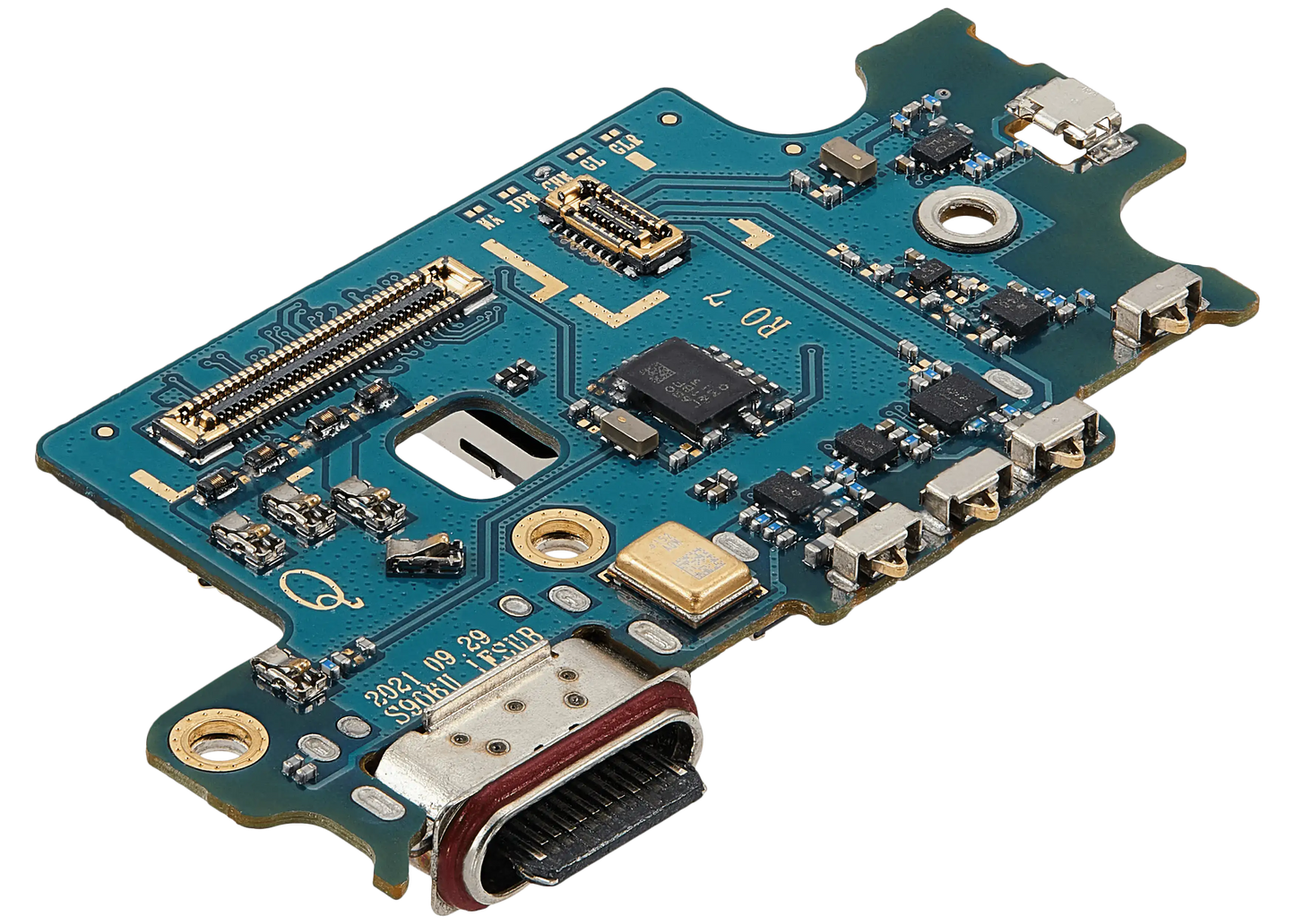 Charging Port Board With Sim Card Reader For Samsung Galaxy S22 Plus 5G (S9060) (Dual Sim Version) (Premium)
