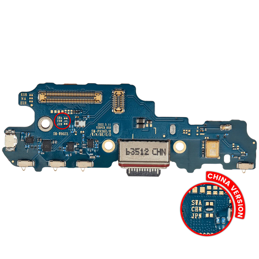 Charging Port Board For Samsung Galaxy Z Fold 4 (F9360) (China Version) (Premium) clear view