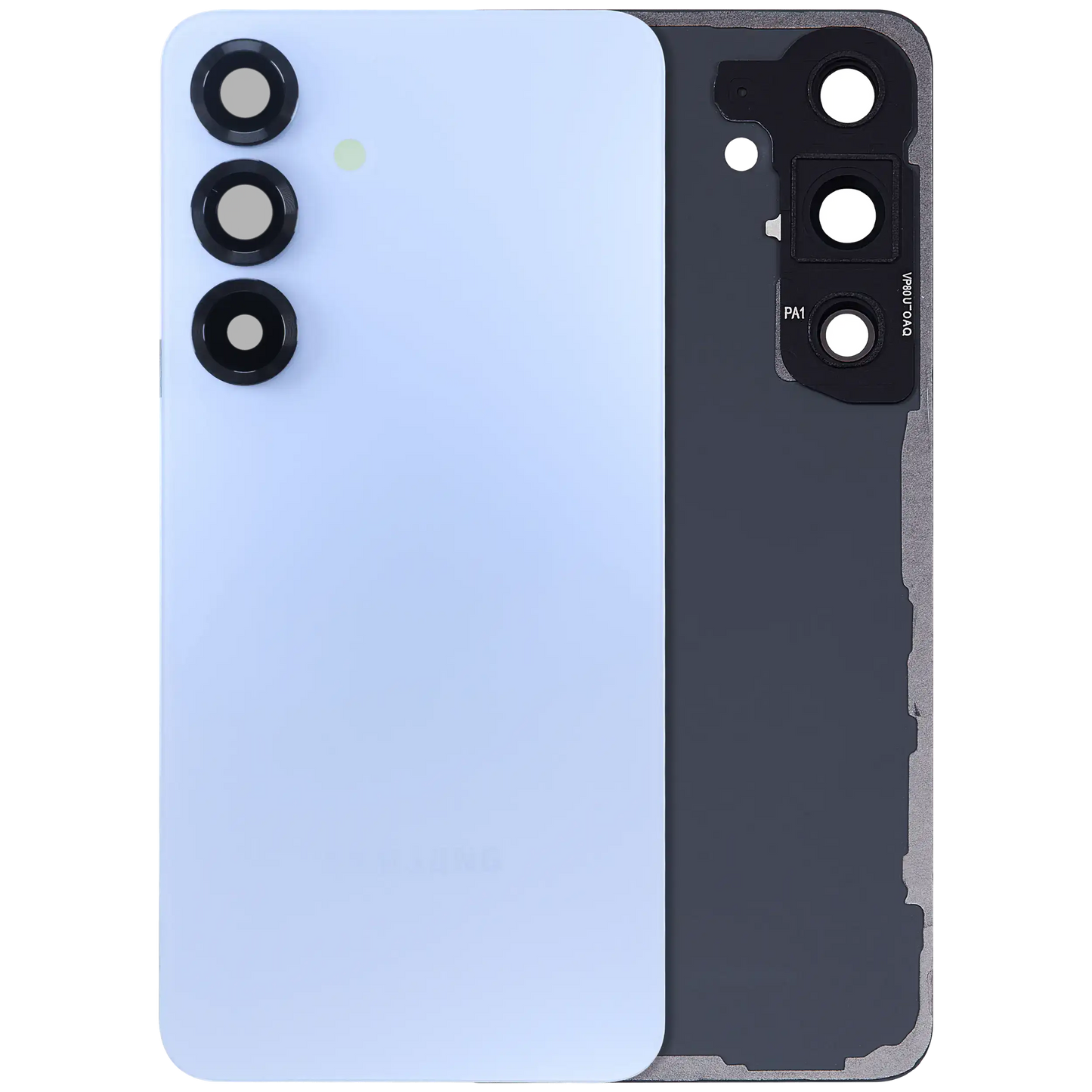 Back Cover Glass With Camera Lens For Samsung Galaxy S25 5G (US & International) (Service Pack) (Icy Blue)