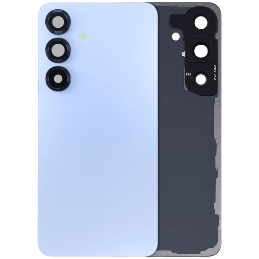 Back Cover Glass With Camera Lens For Samsung Galaxy S25 5G (US & International) (Service Pack) (Icy Blue)