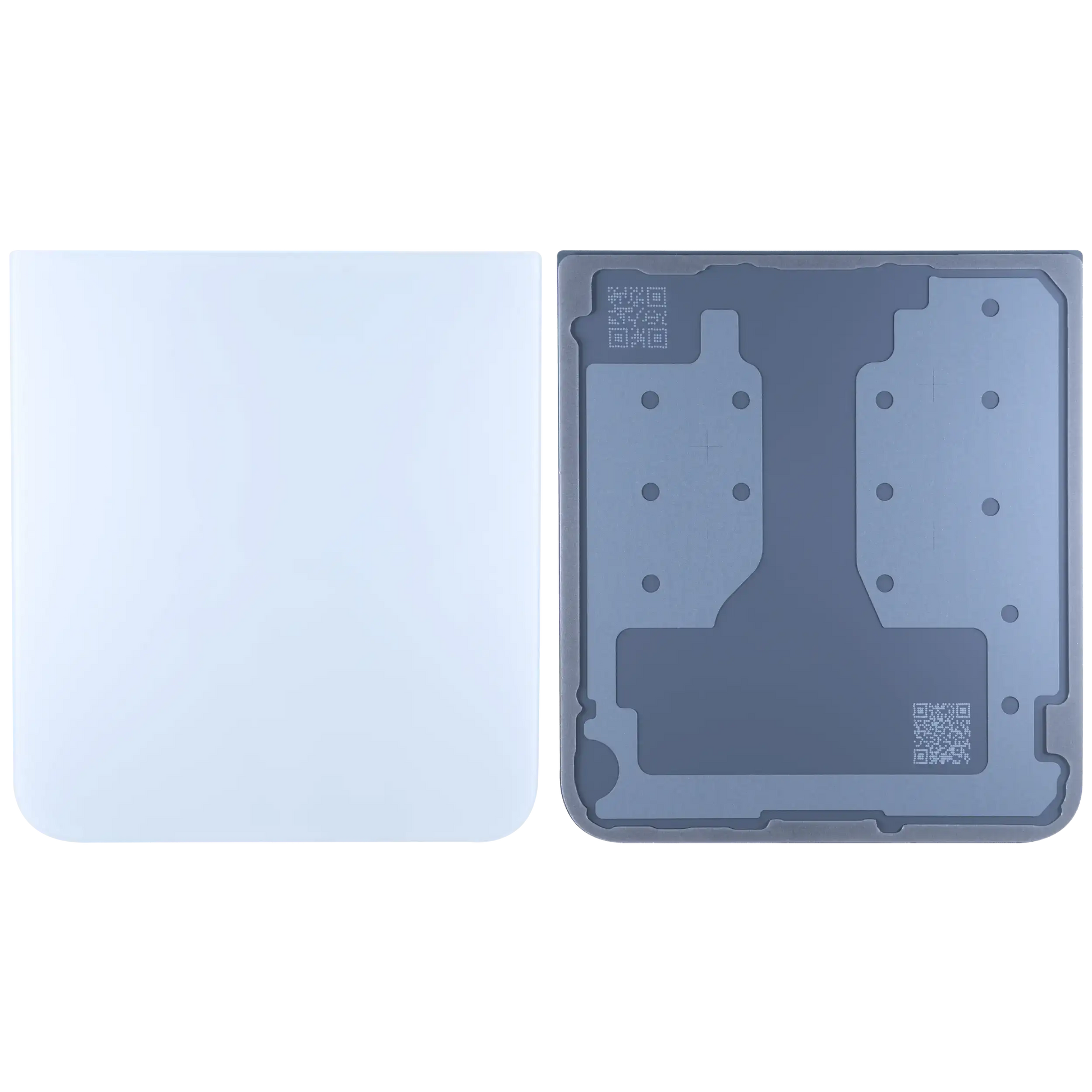 Bottom Back Cover For Samsung Galaxy Z Flip 7 FE 5G (Service Pack) (White)