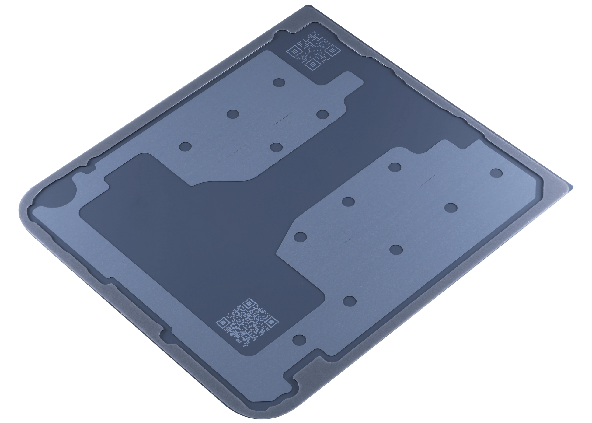 Bottom Back Cover For Samsung Galaxy Z Flip 7 FE 5G (Service Pack) (White)