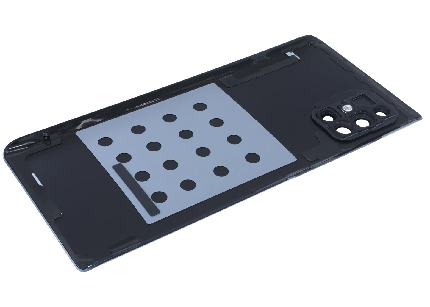 Back Cover Glass With Camera Lens Samsung Galaxy A71 5G (A716V / 2020) (Service Pack) (Prism Cube Black)