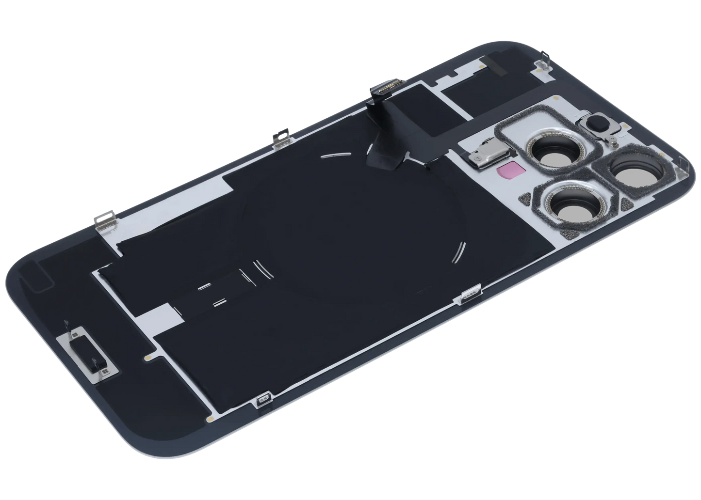 Back Glass w/ MagSafe Magnet & NFC & Flashlight Flex For iPhone 16 Pro Max (Service Pack) (Natural Titanium)