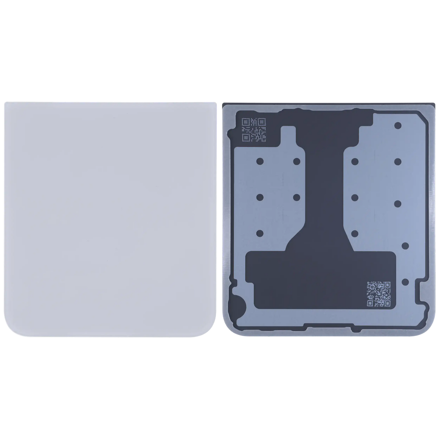 Back Cover Glass For Samsung Galaxy Z Flip 6 5G (Service Pack) (White)