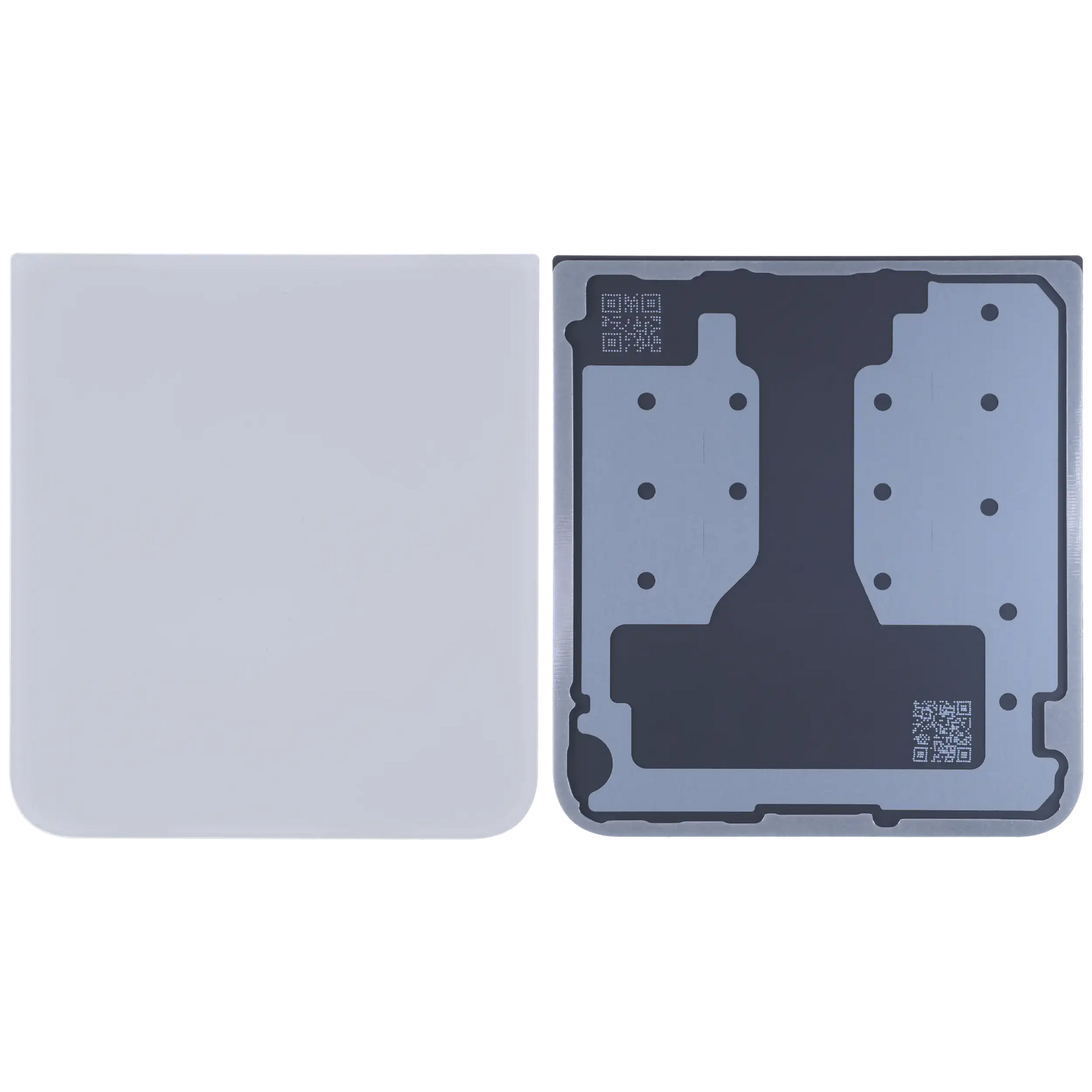 Back Cover Glass For Samsung Galaxy Z Flip 6 5G (Service Pack) (White)