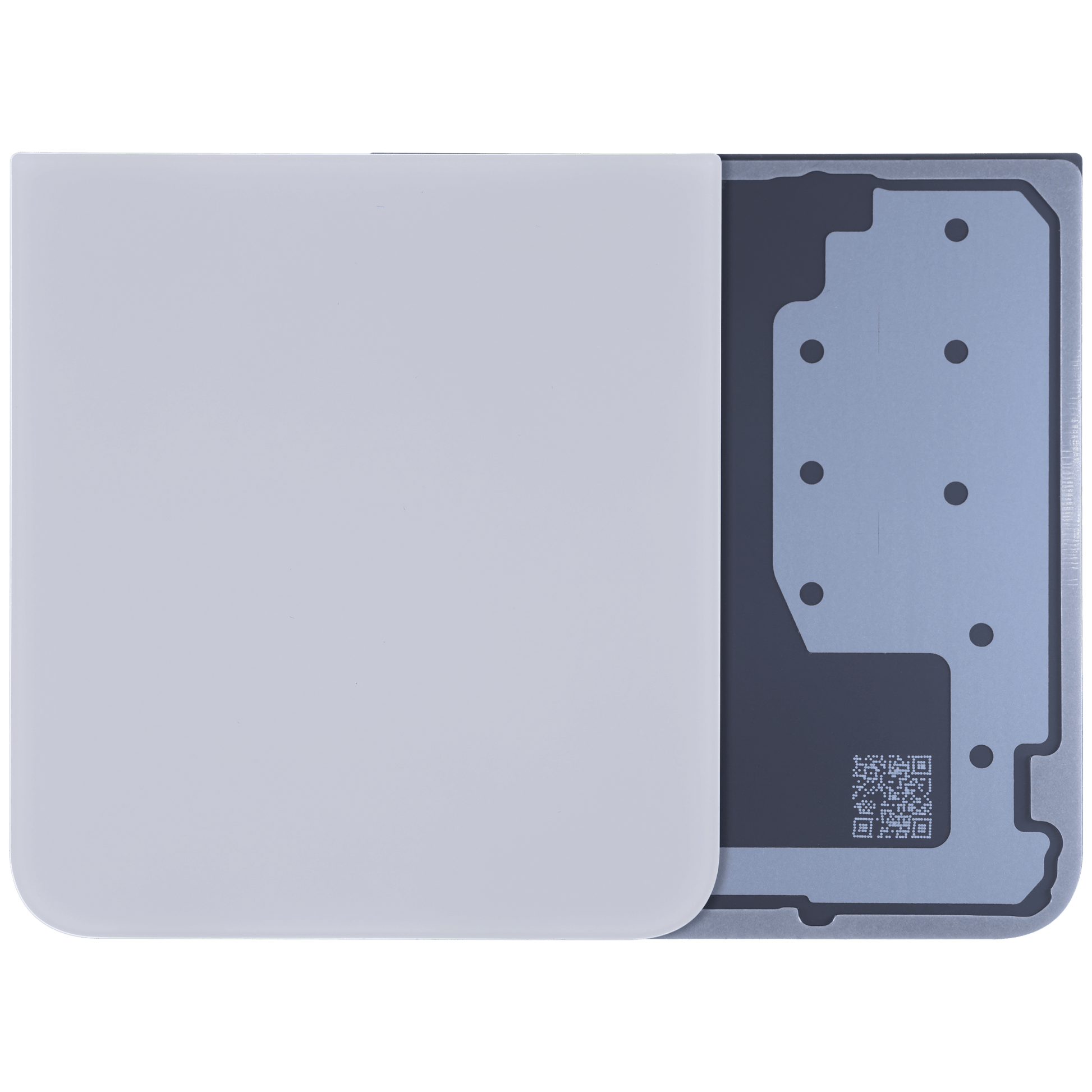 Back Cover Glass For Samsung Galaxy Z Flip 6 5G (Service Pack) (White)