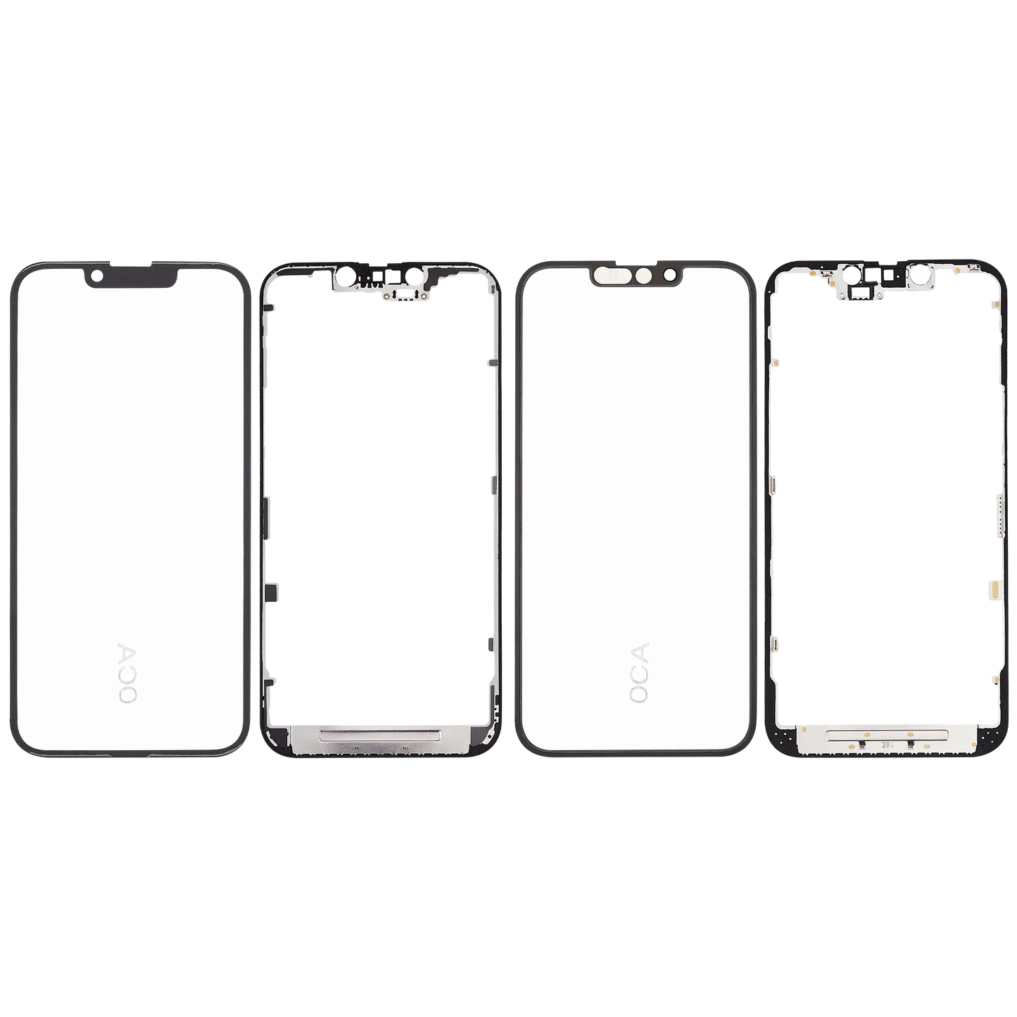 3 in 1 (Glass With OCA Pre-Installed + Frame) For iPhone 16e / 17e (OCA Master)