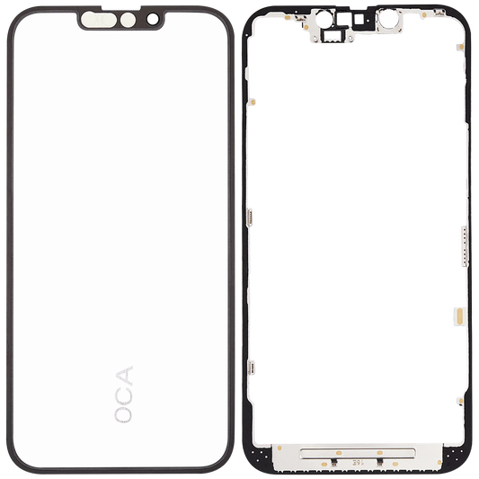 3 in 1 (Glass With OCA Pre-Installed + Frame) For iPhone 16e / 17e (OCA Master)