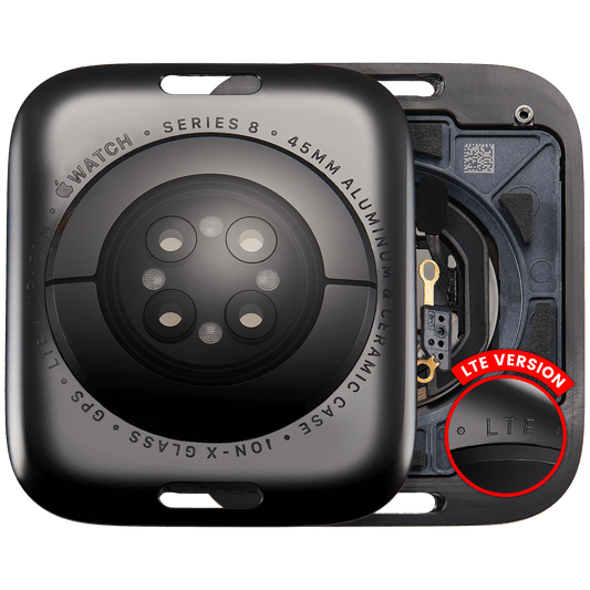 Back Cover Assembly For Watch Series 8 (45mm) (LET Version) (Aluminum / Space Black)