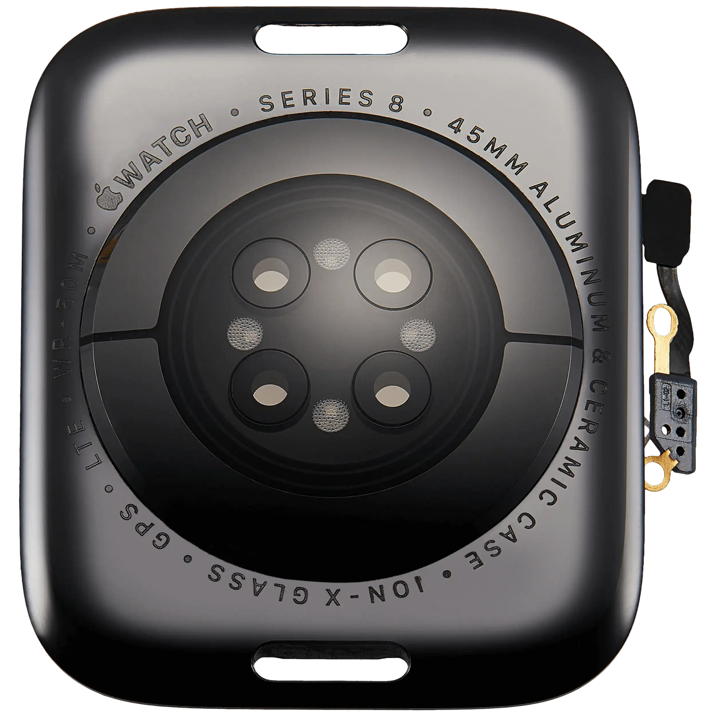 Back Cover Assembly For Watch Series 8 (45mm) (LET Version) (Aluminum / Space Black)