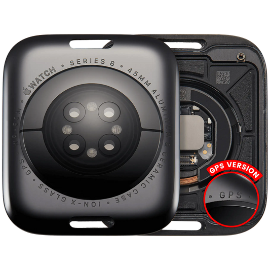 Back Cover Assembly For Watch Series 8 (45mm) (GPS Version) (Aluminum / Space Black)