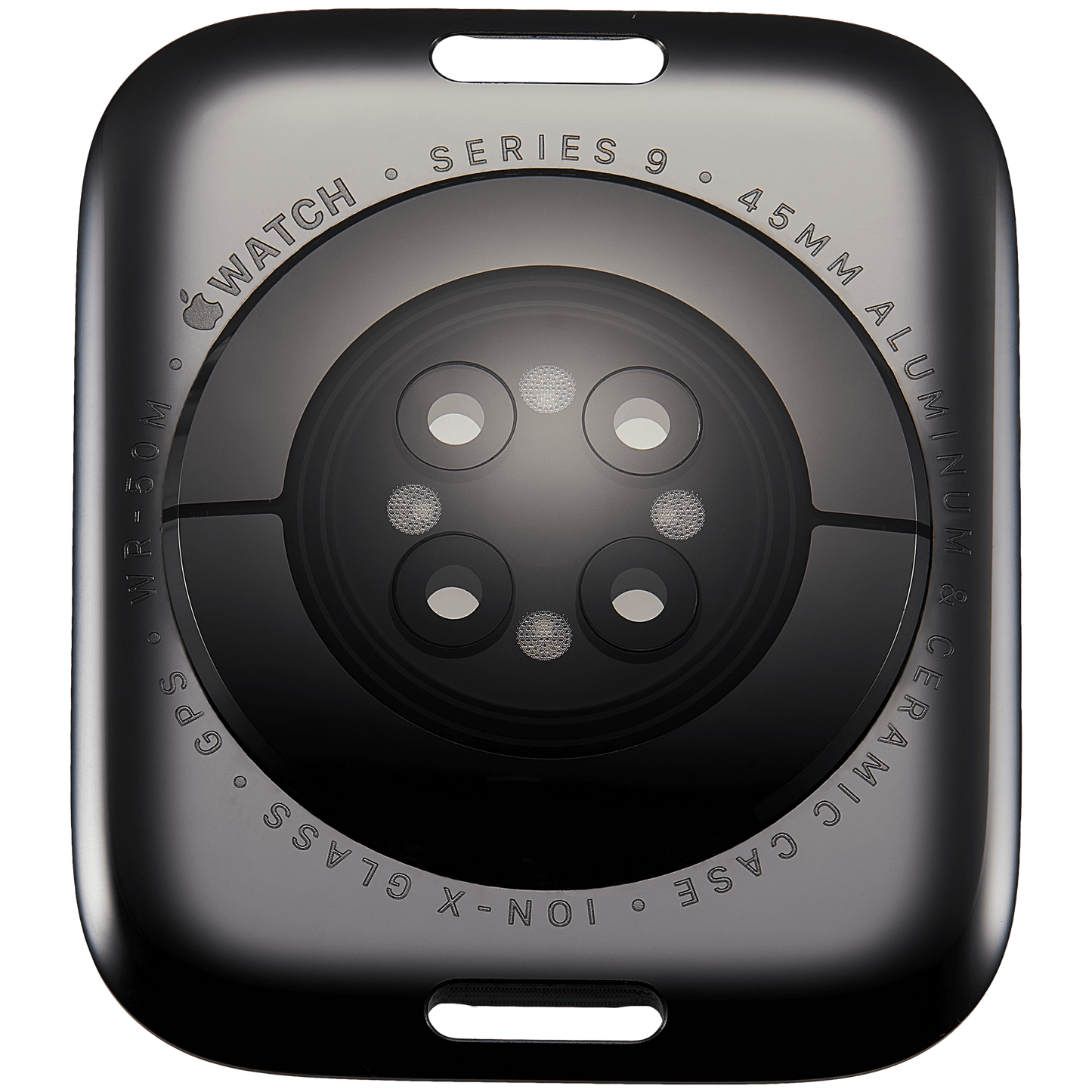 Back Cover Assembly For Watch Series 9 (45mm) (GPS Version) (Aluminum / Space Black)