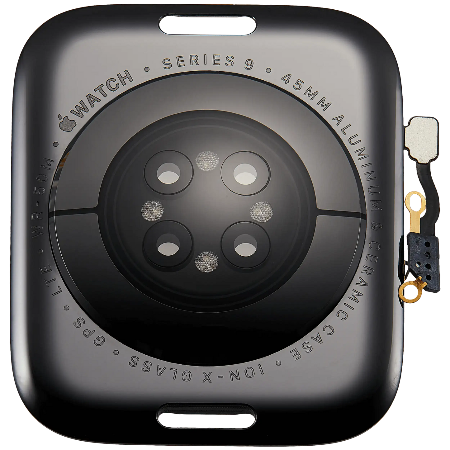 Back Cover Assembly For Watch Series 9 (45mm) (LET Version) (Aluminum / Space Black)