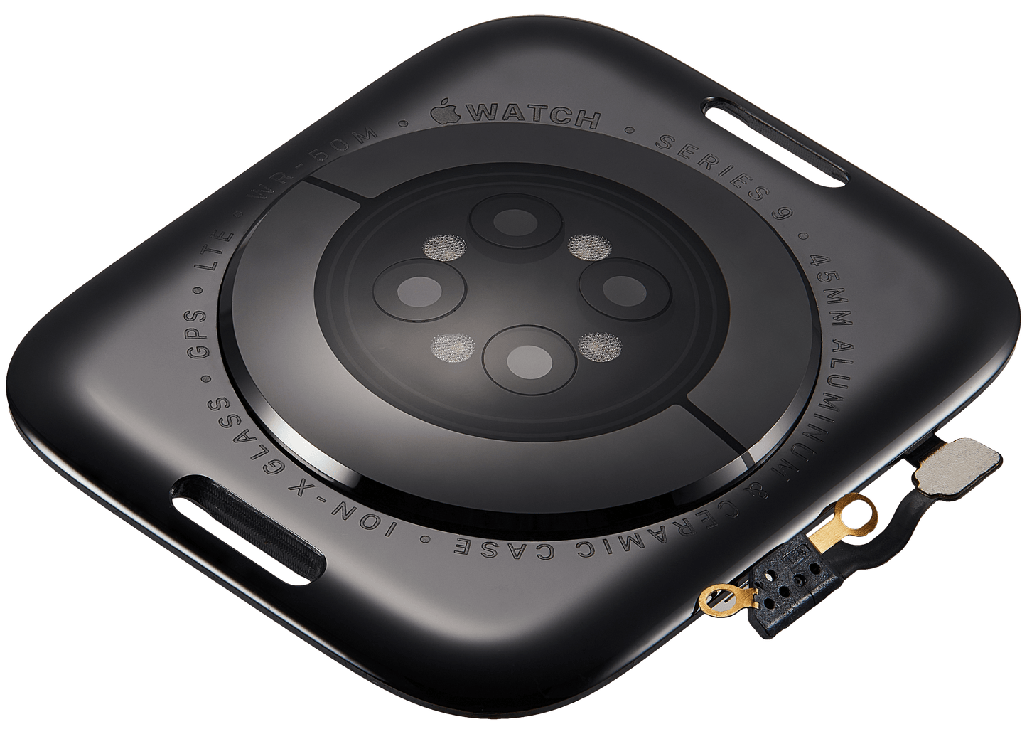 Back Cover Assembly For Watch Series 9 (45mm) (LET Version) (Aluminum / Space Black)