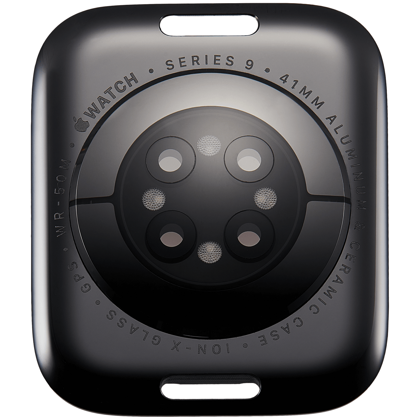 Back Cover Assembly For Watch Series 9 (41mm) (GPS Version) (Aluminum / Space Black)