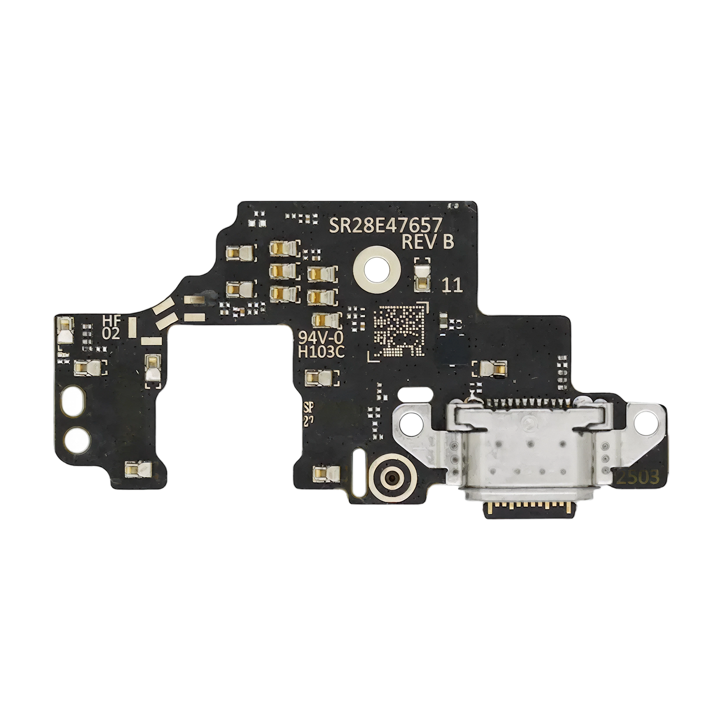 USB-C Charging Port Board For Motorola Moto G Stylus 5G (XT2517 / 2025) (Genuine OEM) replacement part SKU 107282214605 image 2