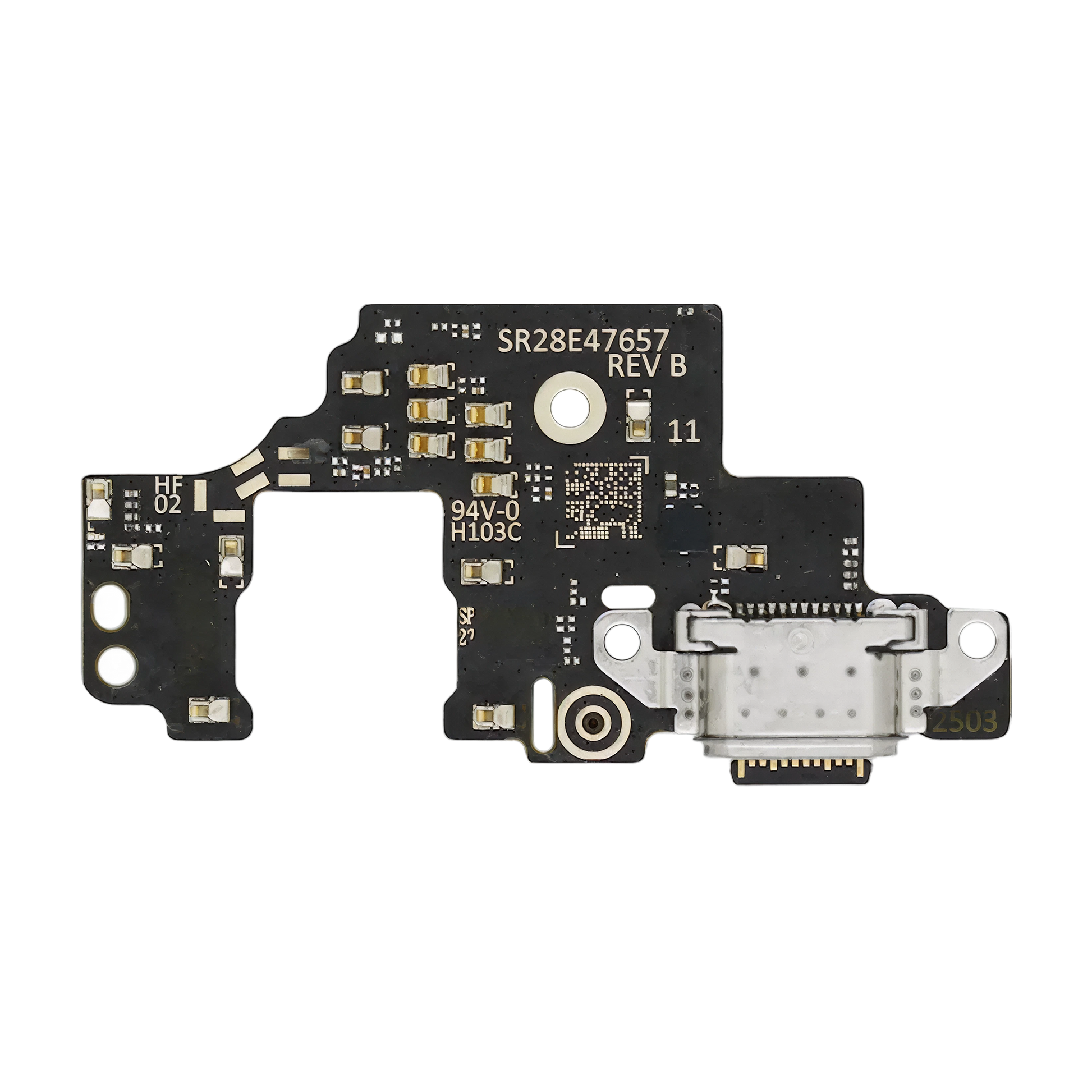 USB-C Charging Port Board For Motorola Moto G Stylus 5G (XT2517 / 2025) (Genuine OEM) replacement part SKU 107282214605 image 2