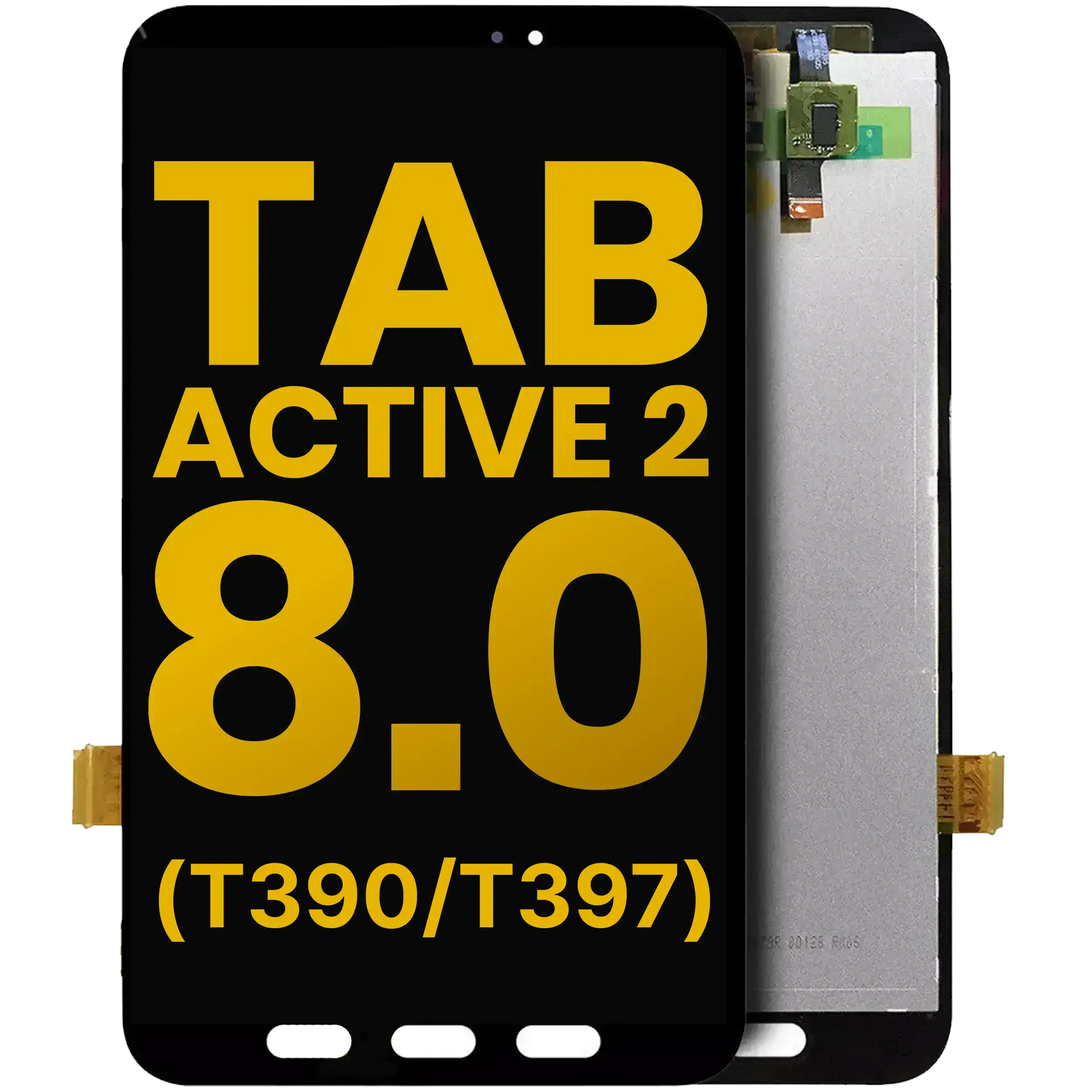 LCD Assembly Without Frame For Samsung Galaxy Tab Active 2 8.0" (T390 / T397) (2017) (Refurbished) (Wifi Version) (Black) Samsung Galaxy Tab Active replacement part - product image 1