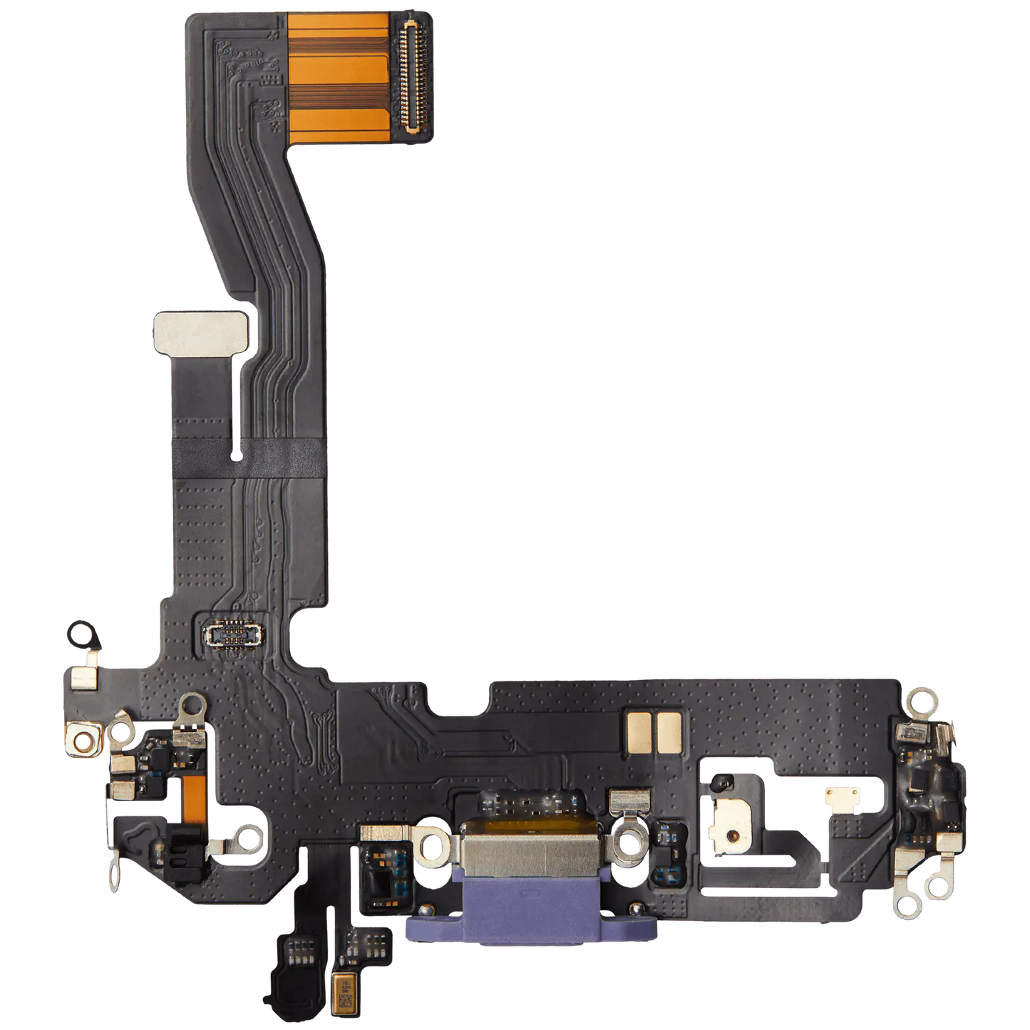 Charging Port Flex Cable For iPhone 12 (Aftermarket Plus) (Purple)