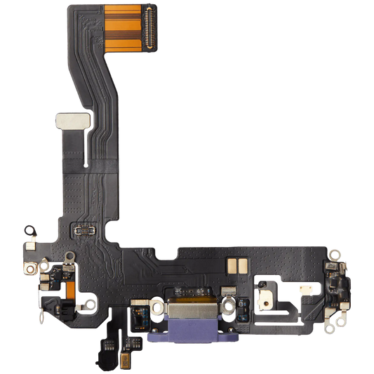 Charging Port Flex Cable For iPhone 12 (Aftermarket Plus) (Purple)