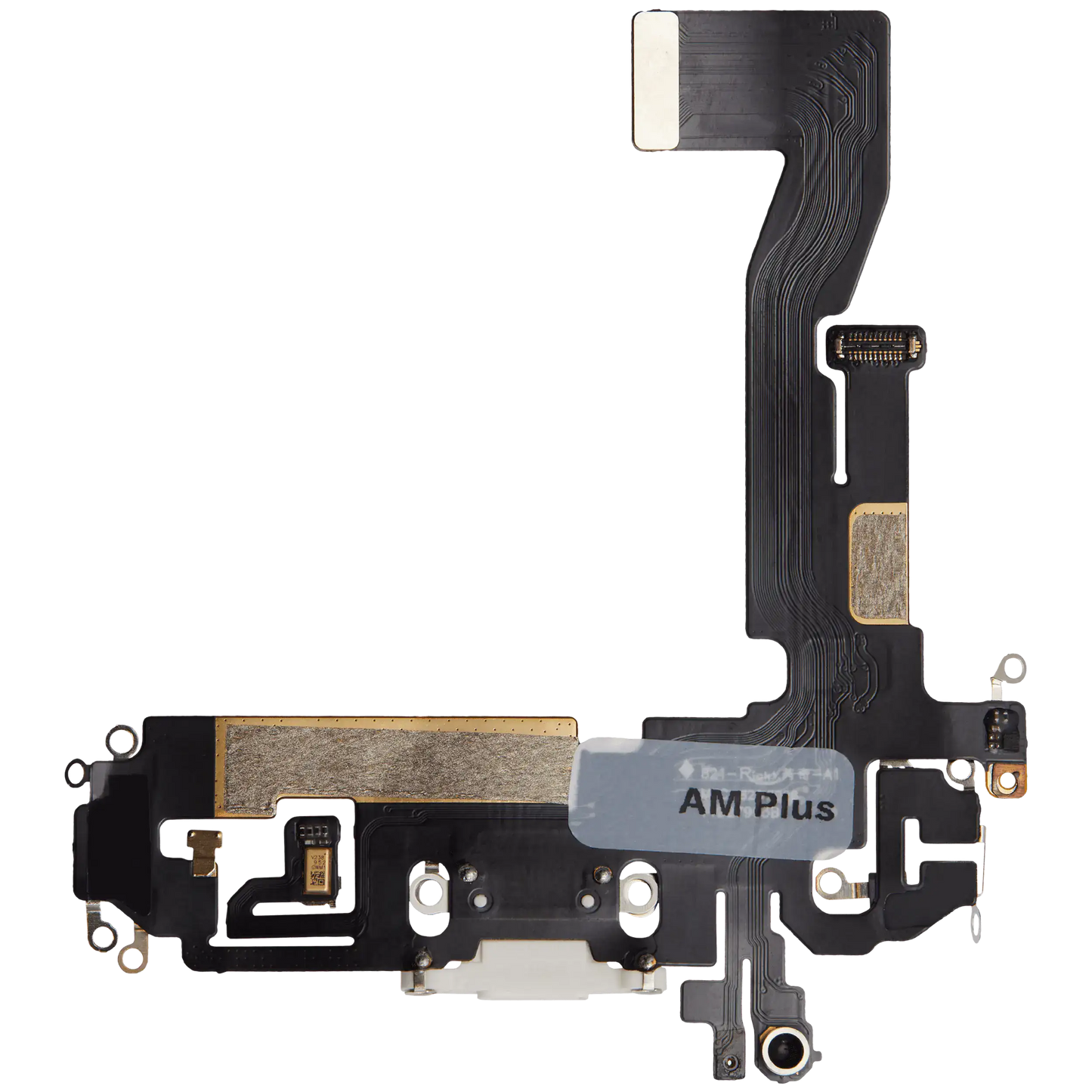 Charging Port Flex Cable For iPhone 12 (Aftermarket Plus) (White)