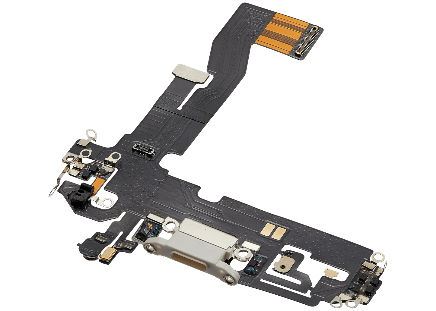 Charging Port Flex Cable For iPhone 12 (Aftermarket Plus) (White)
