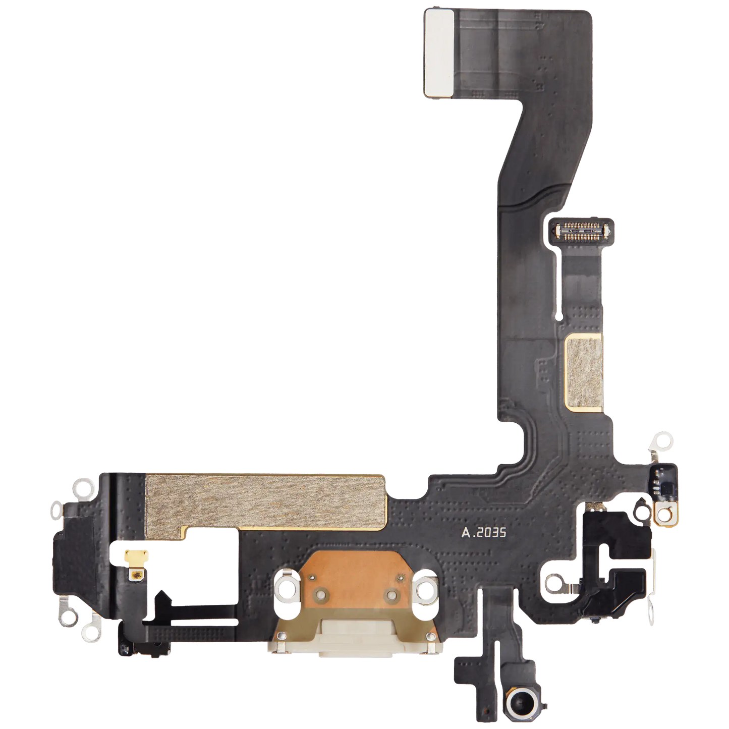 Charging Port Flex Cable For iPhone 12 (Premium) (White)