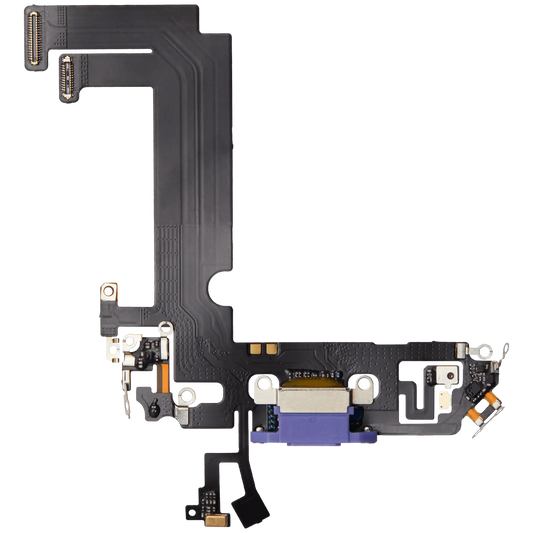 Charging Port Flex Cable For iPhone 12 Mini (Aftermarket Plus) (Purple)