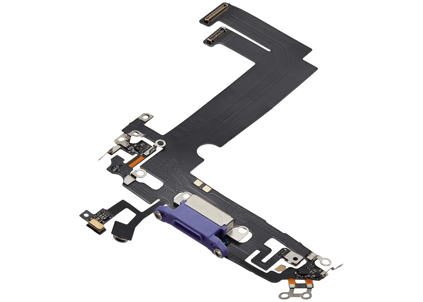 Charging Port Flex Cable For iPhone 12 Mini (Aftermarket Plus) (Purple)